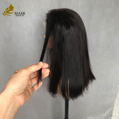 Rohes vietnamesisches Haar Super Double Drawn Bone Straight Lace Front Perücken