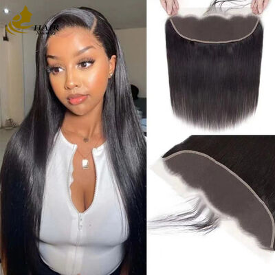 13*4 Frontale handgefertigte Lace Closures 100% Echthaar Front Lace Closure